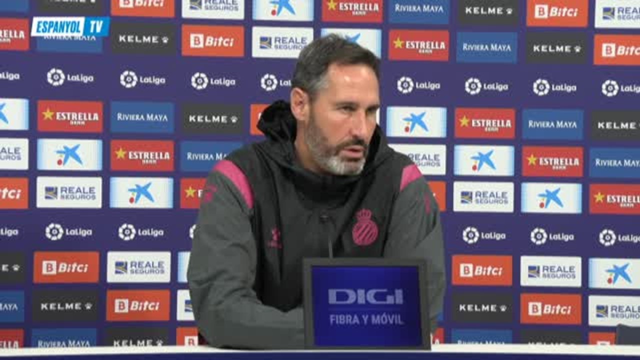 Vicente Moreno: "Ganar este tipo de partidos nos puede dar mucho"