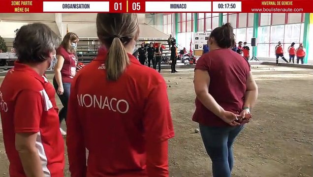 ORGANISATION vs MONACO : Marathon de pétanque féminine - Hivernal de Genève 12&13 février 2022