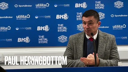 Paul Heckingbottom's reaction to Huddersfield Town 0, Sheffield United 0
