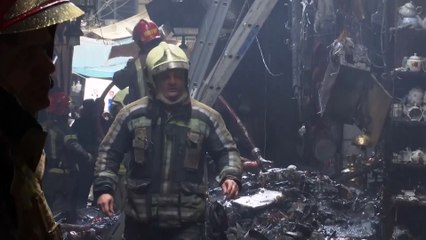 Brand und Explosionen auf dem Großen Basar von Teheran