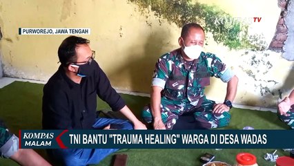 TNI Datangi Desa Wadas, Guna Bantu Trauma Healing Warga Desa Pasca Ricuh Pengukuran Lahan Tambang