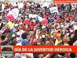Juventud de Caracas inició marcha desde El Muro de Petare para celebrar el 12-F