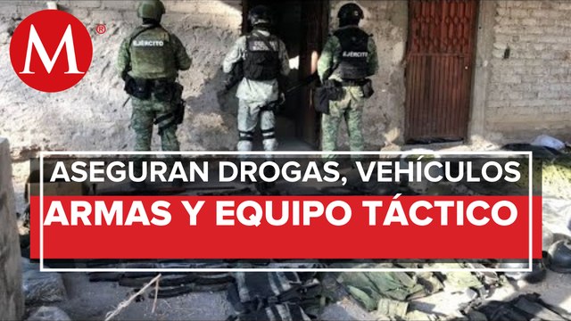 En Michoacán, Sedena y Guardia Nacional aseguran equipo táctico y vehículos blindados