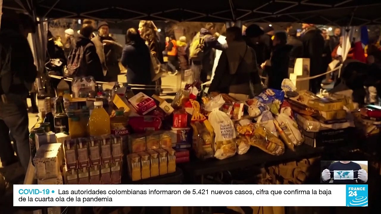 "Convoy de la libertad" en Francia piden reivindicaciones salariales