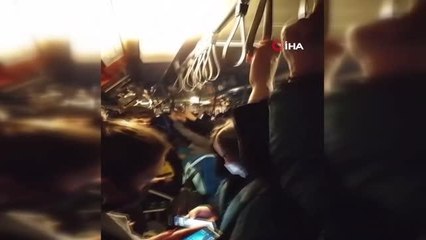 İstanbul'da Yenikapı-Kirazlı Hattı'nda sefer yapan metro arızalandı