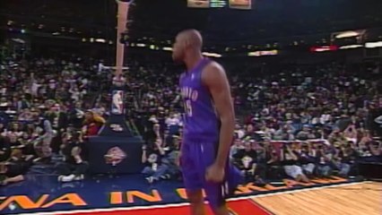 DJ Khaled reacts to Vince Carter's 360 windmill dunk from the 2000 Dunk Contest