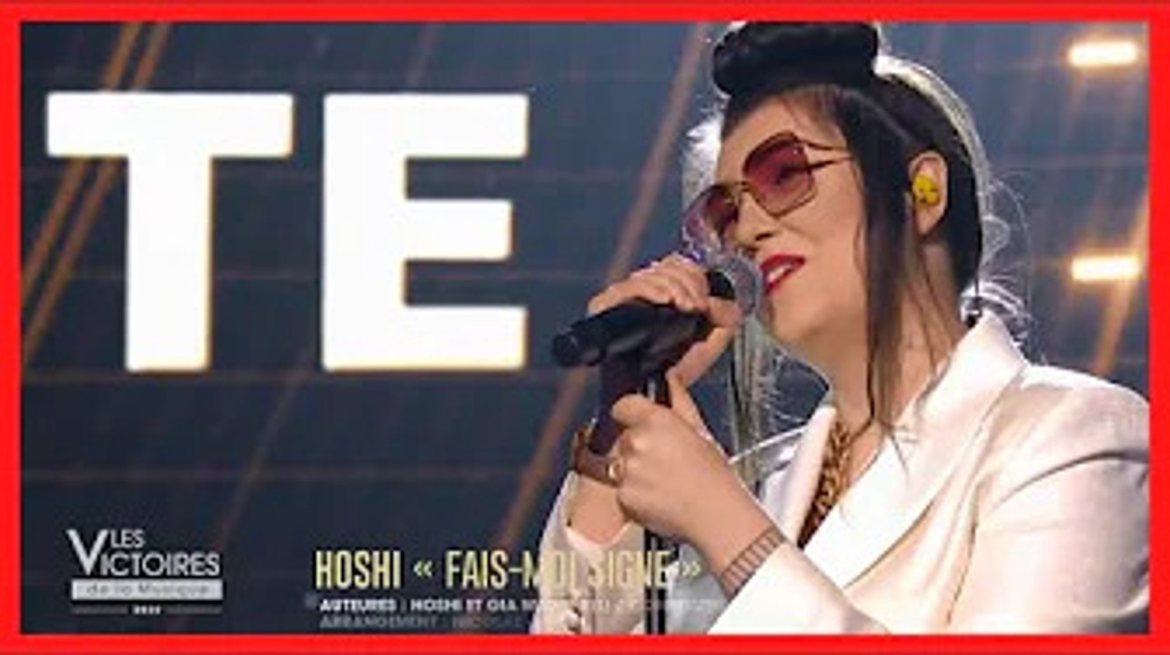 Victoires de la musique 2022 : Hoshi, en larmes, elle se livre en chanson sur sa maladie