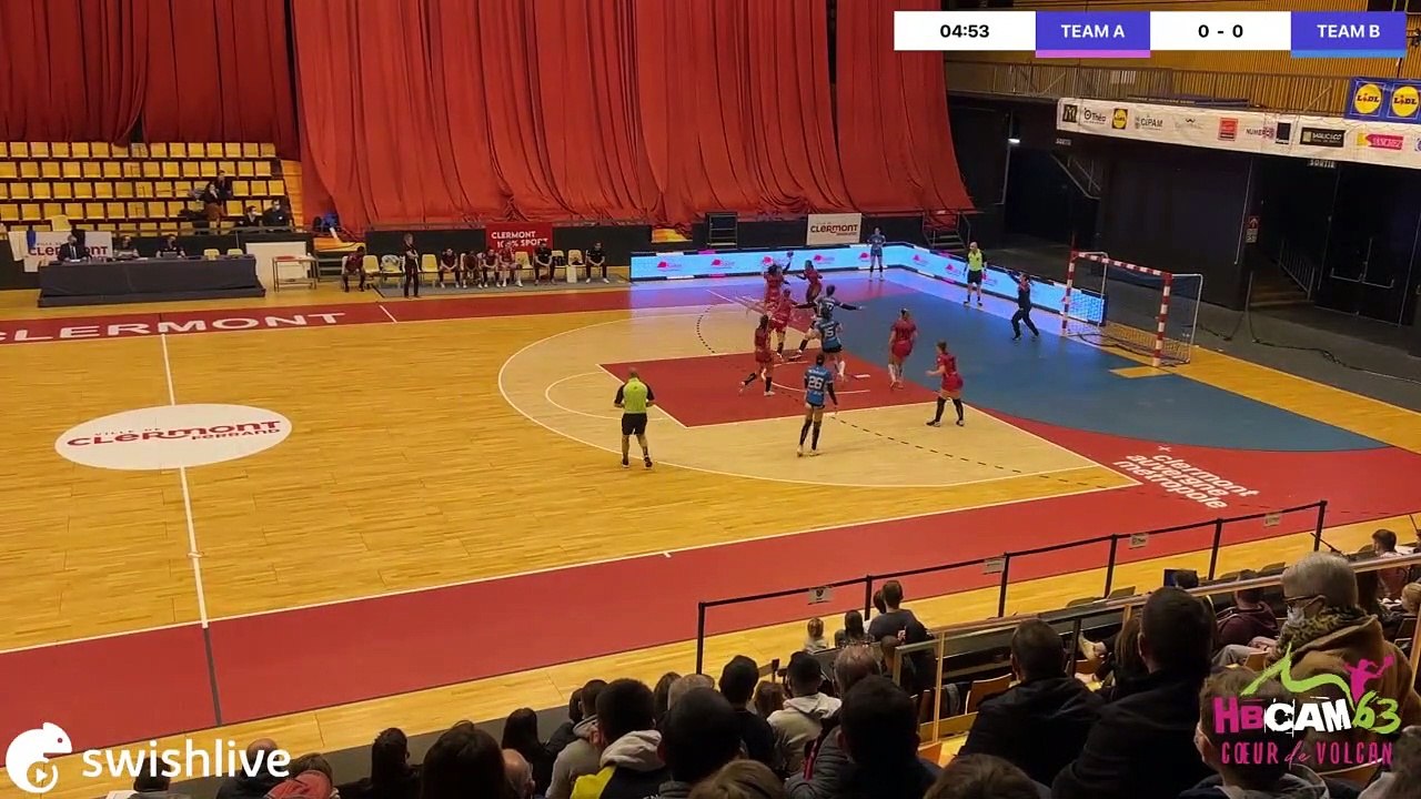 Swish Live - Handball Clermont Auvergne Metropole 63 - Bouillargues Handball Nîmes Métropole - 7556596