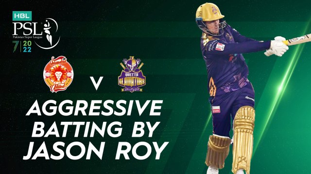 Aggressive Batting By Jason Roy | Islamabad United vs Quetta Gladiators | Match 18 | HBL PSL 7 | ML2G
