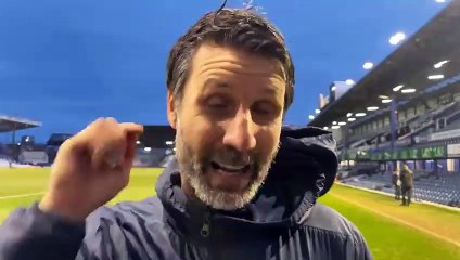 Watch Danny Cowley's reaction to Pompey's 4-0 win against Doncaster Rovers