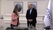 GAZİANTEP - İçişleri Bakanı Soylu, Fatma Şahin'i ziyaret etti