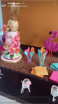 Así le celebraron el cumpleaños a Rafaella, hija de Marbelle