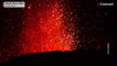 Etna eruption causes storm with lightning