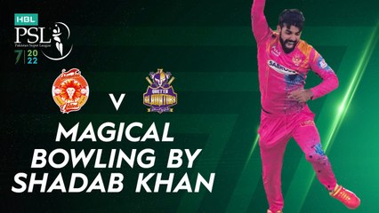 Magical Bowling By Shadab Khan | Islamabad United vs Quetta Gladiators | Match 18 | HBL PSL 7 | ML2G