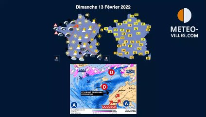 prévisions météo du samedi 12 février 2022
