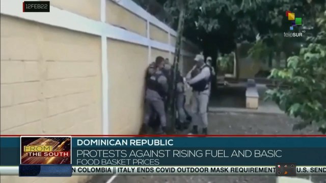 FTS 14:30 12-02: People protest prices rise in Dominican Republic
