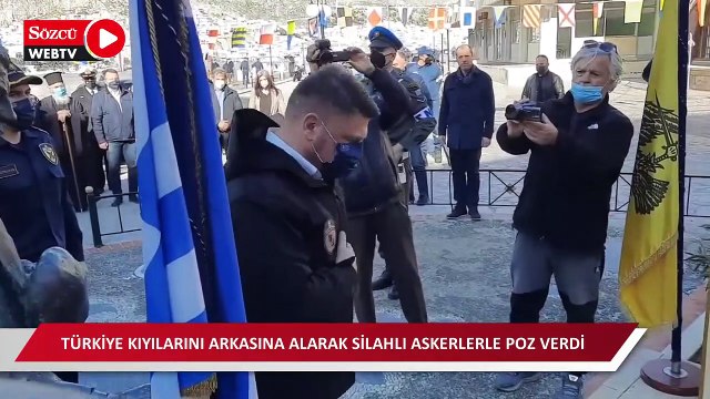 Yunanistan Savunma Bakan Yardımcısı Türkiye kıyılarını böyle izledi