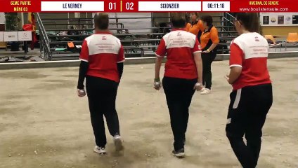 LE VERNEY vs SCIONZIER : Marathon de pétanque féminine - Hivernal de Genève 12&13 février 2022