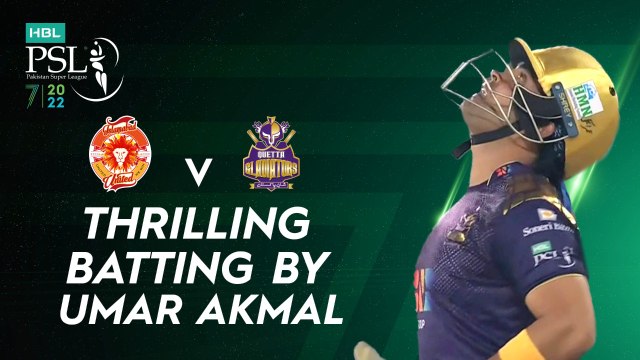 Thrilling Batting By Umar Akmal | Islamabad United vs Quetta Gladiators | Match 18 | HBL PSL 7 | ML2G