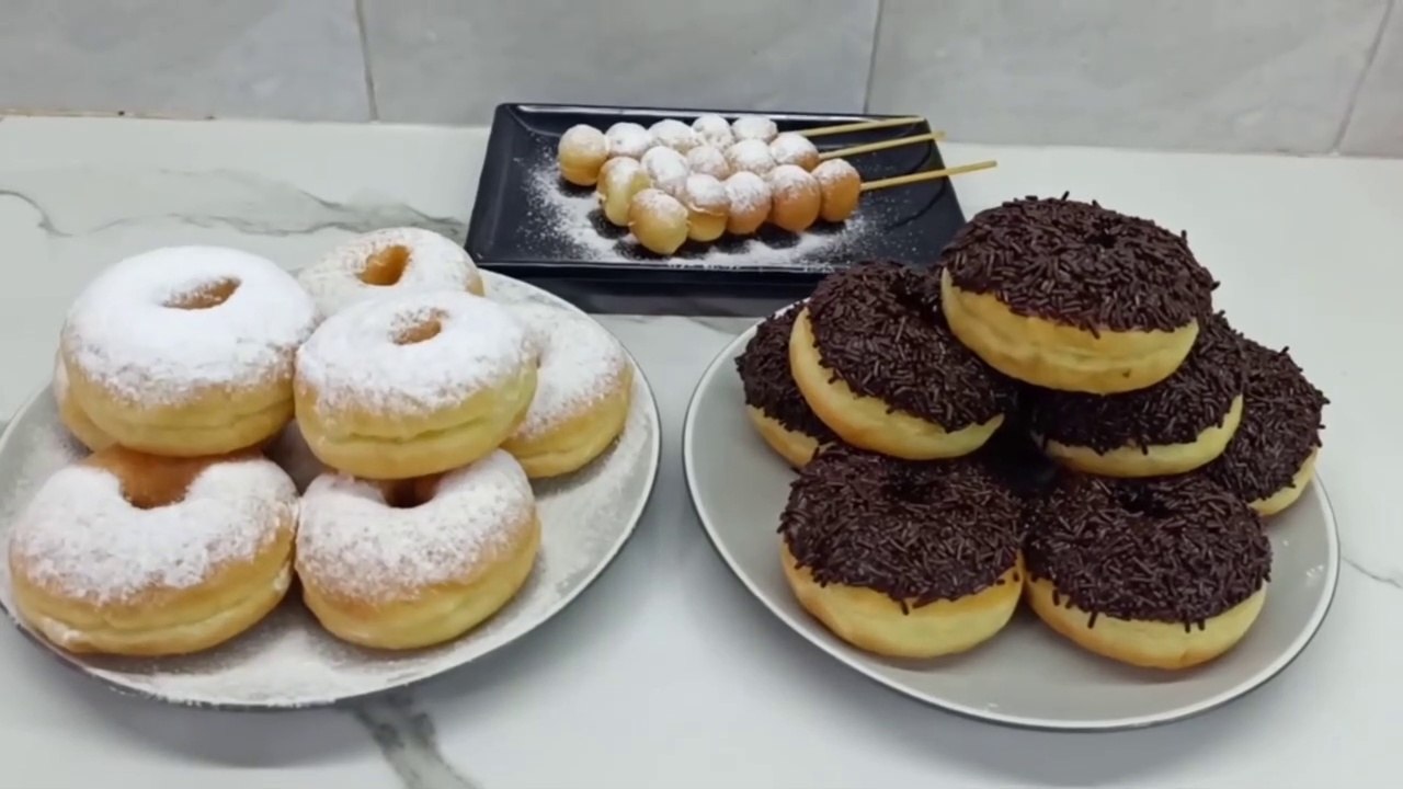 Resep Donat tanpa kentang empuk lembut dan montok
