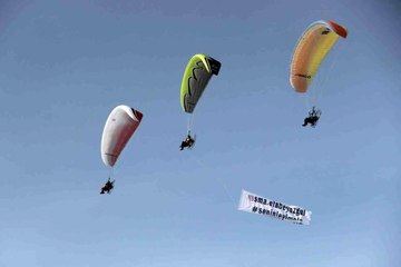 SMA'lı Ela için İzmir semalarında uçtular