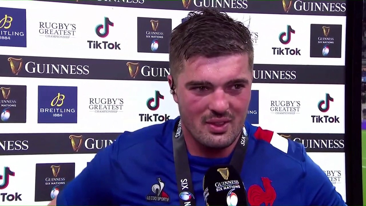 Alldritt Praises French Fans After Tense Win v Ireland | 2022 Guinness Six Nations