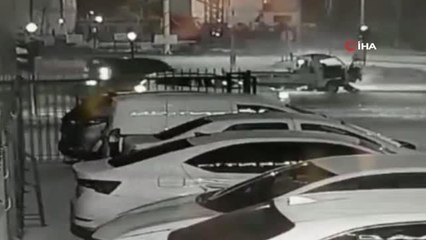 Edremit'teki kazanın güvenlik kamera görüntüsü çıktı