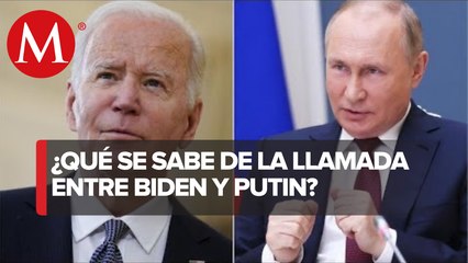 Biden sostiene conversación telefónica con Putin ante tensiones con Ucrania