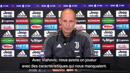 25e j. - Allegri : "Vlahovic a apporté de l'enthousiasme au sein de l'équipe"