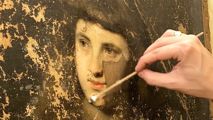 How a 150-year-old painting is professionally restored