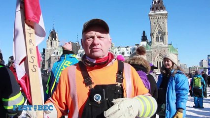 Freedom Protest Convoy Ottawa 2022 - BEST INTERVIEW from heart