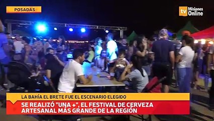 Se realizó "una +", el festival de cerveza artesanal más grande de la región