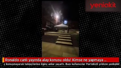 Ronaldo canlı yayında alay konusu oldu