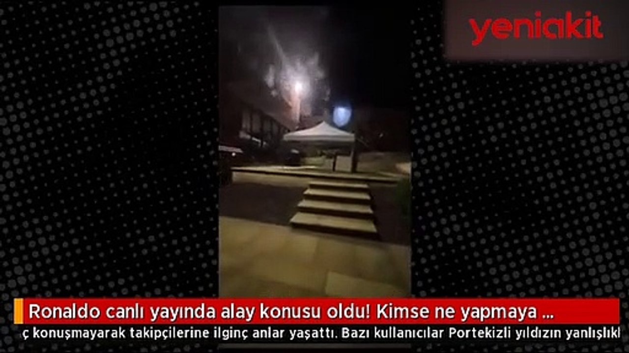 Ronaldo canlı yayında alay konusu oldu