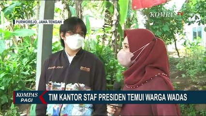 Kantor Staf Presiden Lakukan Audiensi dengan Warga Desa Wadas yang Tolak Penambangan