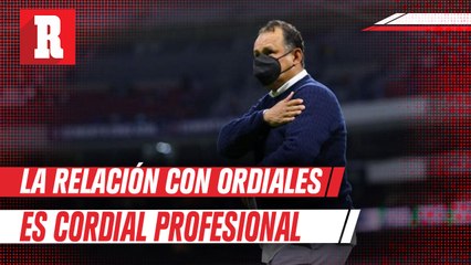 Juan Reynoso ya habló sobre la relación que tiene con Jaime Ordiales