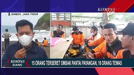 10 Orang Meninggal Terseret Ombak Pantai Payangan Saat Lakukan Meditasi