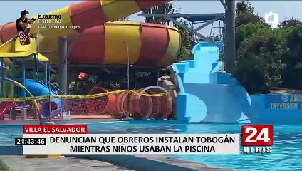 VES: decenas de personas acuden a piscina recreativa pese a prohibición