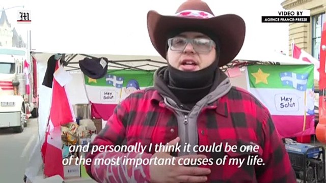 Canadian Truckers protesting covid rules attract support