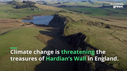 Climate change threatens Hadrian's Wall treasures in England