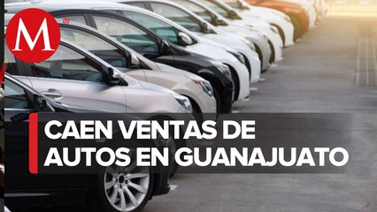 Venta de autos en Guanajuato registra caída del 40dante el 2021