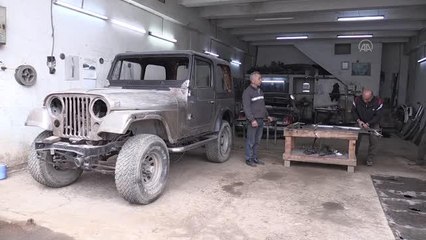 Hurda klasik araçlar emektar kaporta ustalarının ellerinde yenileniyor