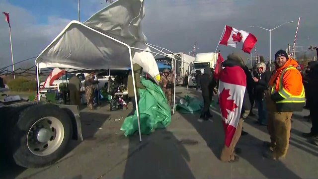 Camionistas não deixam Comboio da Liberdade partir do Canadá