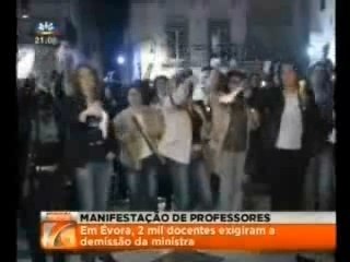 Professores ...onda de protesto