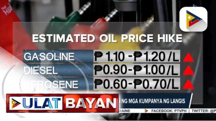 Oil price hike, muling ipatutupad ng mga kumpanya ng langis