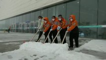 La nieve llega con fuerza a los JJOO de Invierno en Pekín