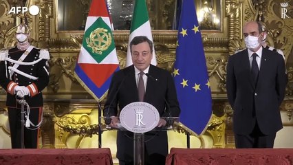 Скачать видео: Il governo Draghi compie un anno