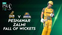 Peshawar Zalmi Fall Of Wickets | Peshawar Zalmi vs Karachi Kings | Match 19 | HBL PSL 7 | ML2G