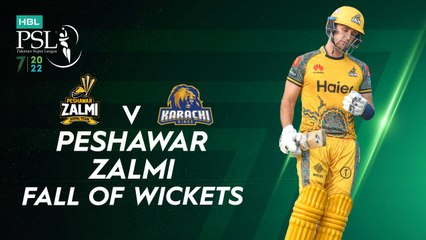 Peshawar Zalmi Fall Of Wickets | Peshawar Zalmi vs Karachi Kings | Match 19 | HBL PSL 7 | ML2G