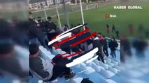 Antalya'da amatör maçta tribün kavgası kamerada